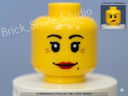 Lego donna minifig smile head - minifig,